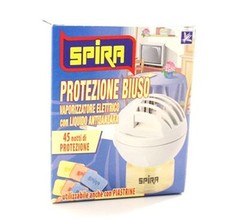 DIFFUSORE VAPORIZZATORE ELETTRICO CON LIQUIDO ANTI ZANZARE 45 NOTTI BI USO