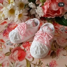 Scarpette Neonata Uncinetto