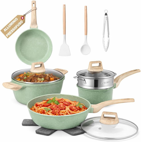 Batteria pentole padelle - di,