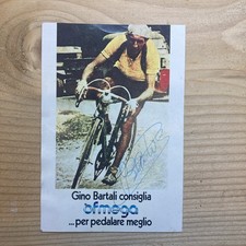 Signed Cartolina Gino BARTALI Very Good