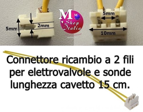 Connettore 2 fili - 2, pz
