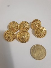 Set BOTTONI VERSACE TESTA DI LEONE GOLD 6 PEZZI