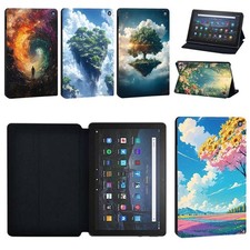 Custodia folio tablet supporto pelle PU per Amazon Fire 7/HD 8/HD 10/Max 11 UK