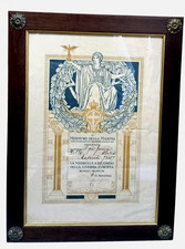 RARO DIPLOMA REGIA MARINA