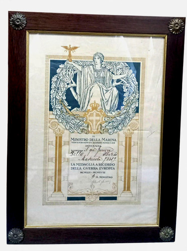Raro diploma regia marina - diploma,