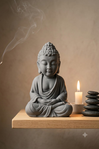 Statua buddha meditazione - statua,