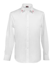 Camicia manica lunga, bianco -