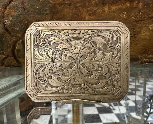 Tabacchiera antica argento - argento, 800
