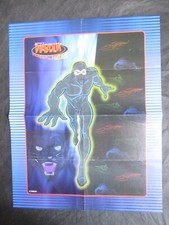DIABOLIK POSTER MANIFESTO SABAN TRACK OF THE PANTHER DOUBLE FACE GADGET RARO !!!