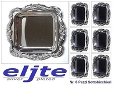 SET N.6 SOTTOBICCHIERI Cm.8x8