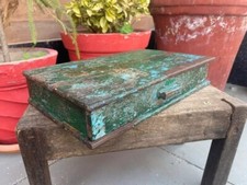 Antica scatola in legno