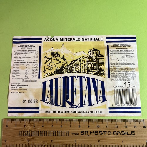 Acqua minerale naturale del - minerale,