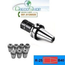 Mandrino porta pinze / frese per tornio / trapano a colonna / attacco B40