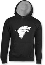 FELPA HOODIE CASA STARK GAME OF THRONES IL TRONO DI SPADE