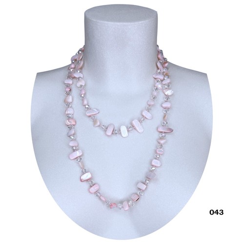 Collana lunga perle madreperla - collana,