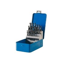 SET PUNTE METALLO PER TRAPANO HSS 19pz 1-10mm IN BOX METALLO STELLA BIANCA