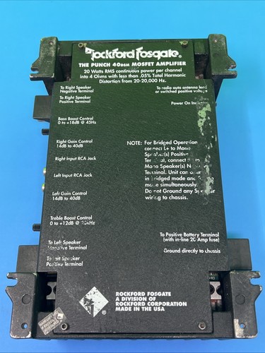 Amplificatore rockford fosgate - rockford,