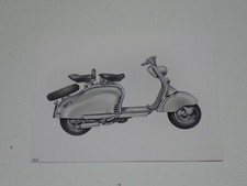 INNOCENTI LAMBRETTA 150 ld FOTOGRAFIA ORIGINALE