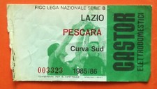 1985-86 LAZIO - PESCARA   Biglietto Stadio Campionato - vintage ticket