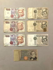 LOTTO DI 7 BANCONOTE DA MILLE