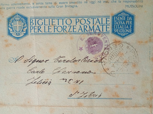 Marina franchigia timbro - r., "