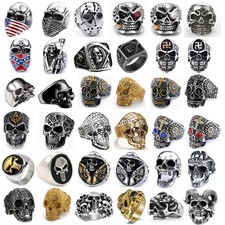 Anelli Uomo Motociclista Punk