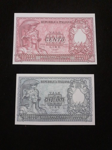 Italia repubblica 100 - repubblica, 50