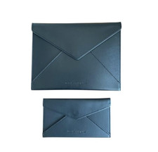 narciso rodriguez duo pouchette ecopelle nera