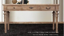 Tavolo consolle naturale 3