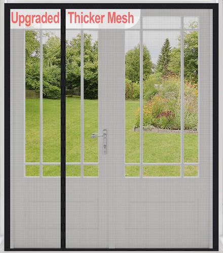Magnetic screen door - screen,