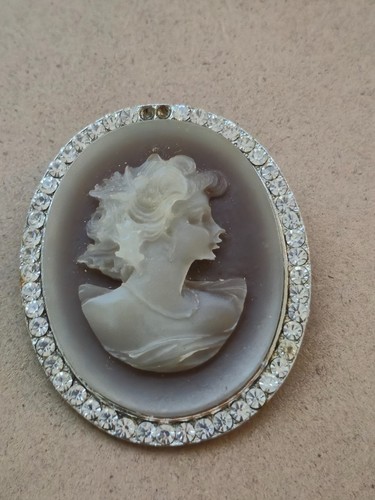 Spilla cammeo vintage - spilla,