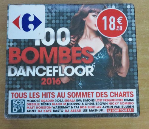 100 bombes dancefloor 2016 5cd - 100,