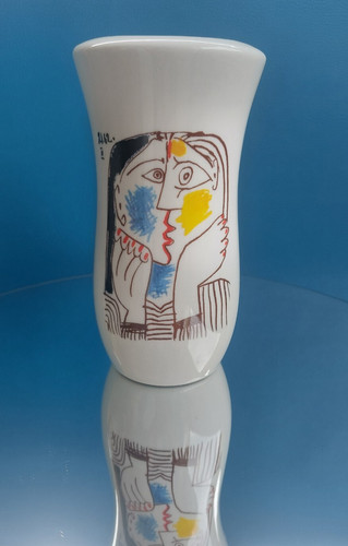 1962 picasso vaso porcellana - vaso,