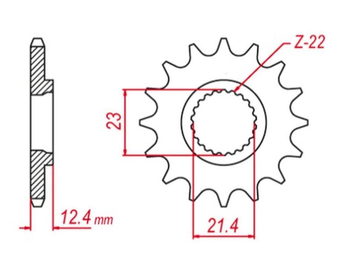 Pignone anteriore 2149 - anteriore,