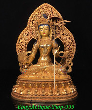 Statua Buddha Dea Tara bianca