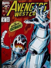 Avengers West Coast 89 1992 ed. Marvel Comics [G.227]