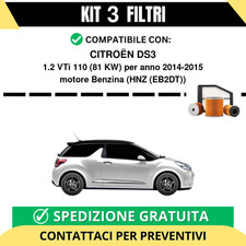 Kit 3 Filtri Tagliando per