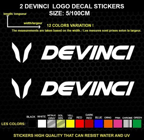 Devinci logo autocollant - devinci,