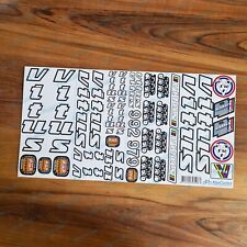 Restauro VITUS 972 979 Telaio Forcella Bianco Decalcomanie Adesivi per Re-spray + Regalo