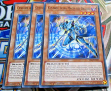 ?? YU GI OH 3 x CUSTODE DELLA MAGIA DEI DRAGHI - SDAZ IT015 COMUNE – ITA ??