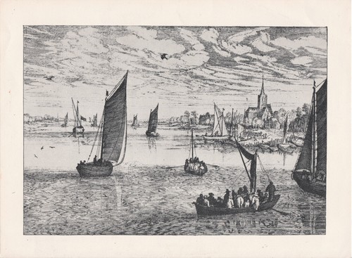 Stampa dipinto epoca - di, d'epoca