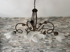 Lampadario tipo vecchio ferro