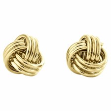 Orecchini con nodo d'amore con