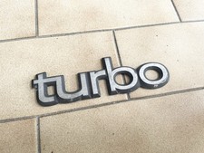 SAAB 900  TURBO LOGO SIGLA EMBLEMA FREGIO STEMMA SCRITTA TARGHETTA ORIGINALE