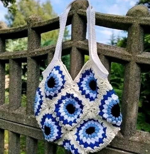 Crochet handmade bag - bag, .