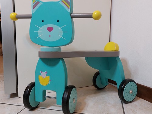 Gatto legno triciclo senza - gatto,