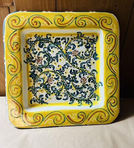 Piatto quadrato ceramica di - quadrato,