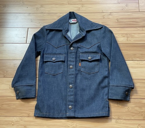 Giacca camicia denim grezzo