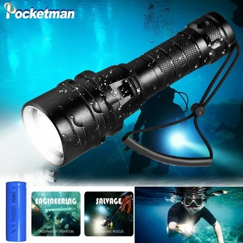 Torcia subacquea 90000lm