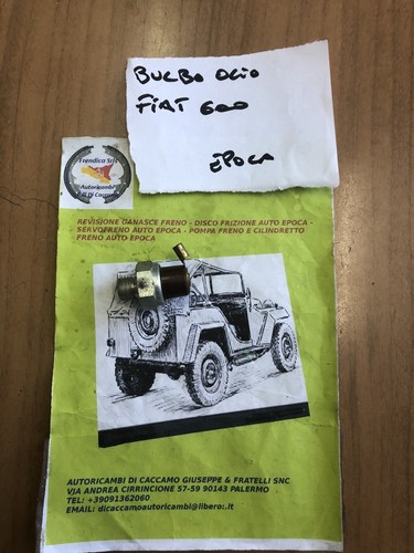 Bulbo spia olio fiat - spia,